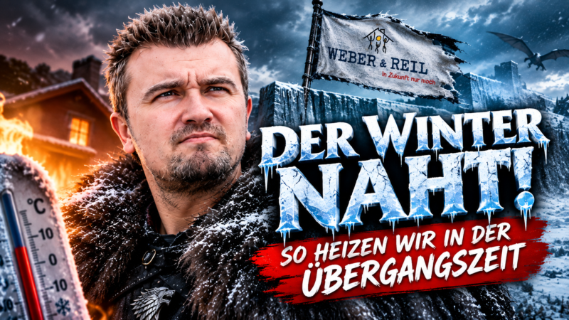 Der Winter naht: Weber & Reil gibt Tipps zum richtigen Heizverhalten in der Übergangszeit. Das winterliche Motiv zeigt die Bedeutung von bewusstem Heizen, Energieeffizienz und einer guten Vorbereitung auf die Heizsaison.