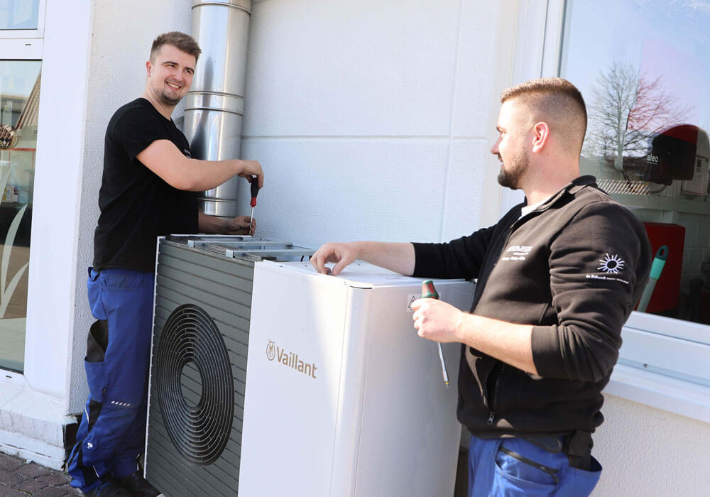 Vaillant Wärmepumpe installiert vom Weber & Reil Team